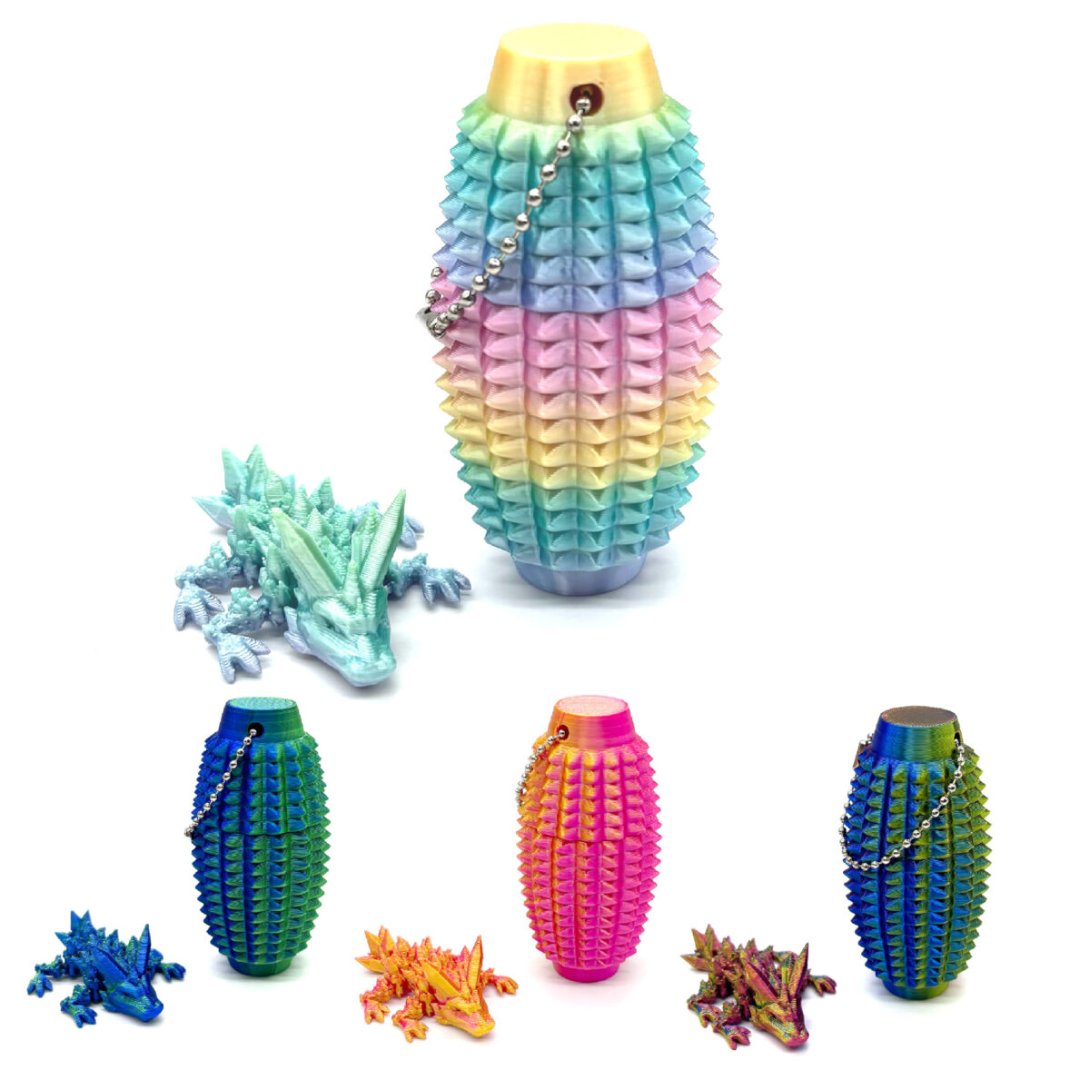 Spiky Grippie Stim Keychain