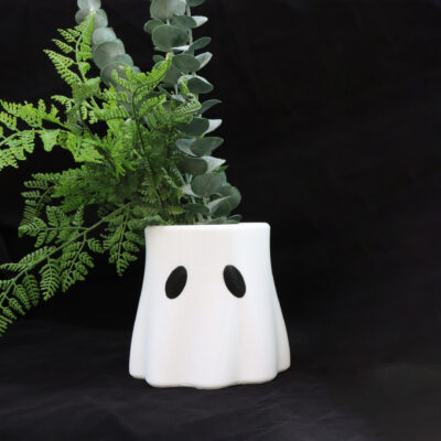 Ghost Bucket Decor Planter