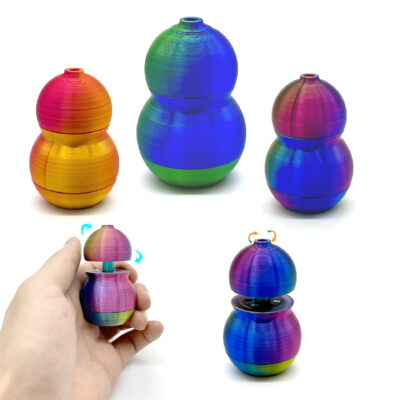 3D Printed Spinning Gourd Fidget Toy