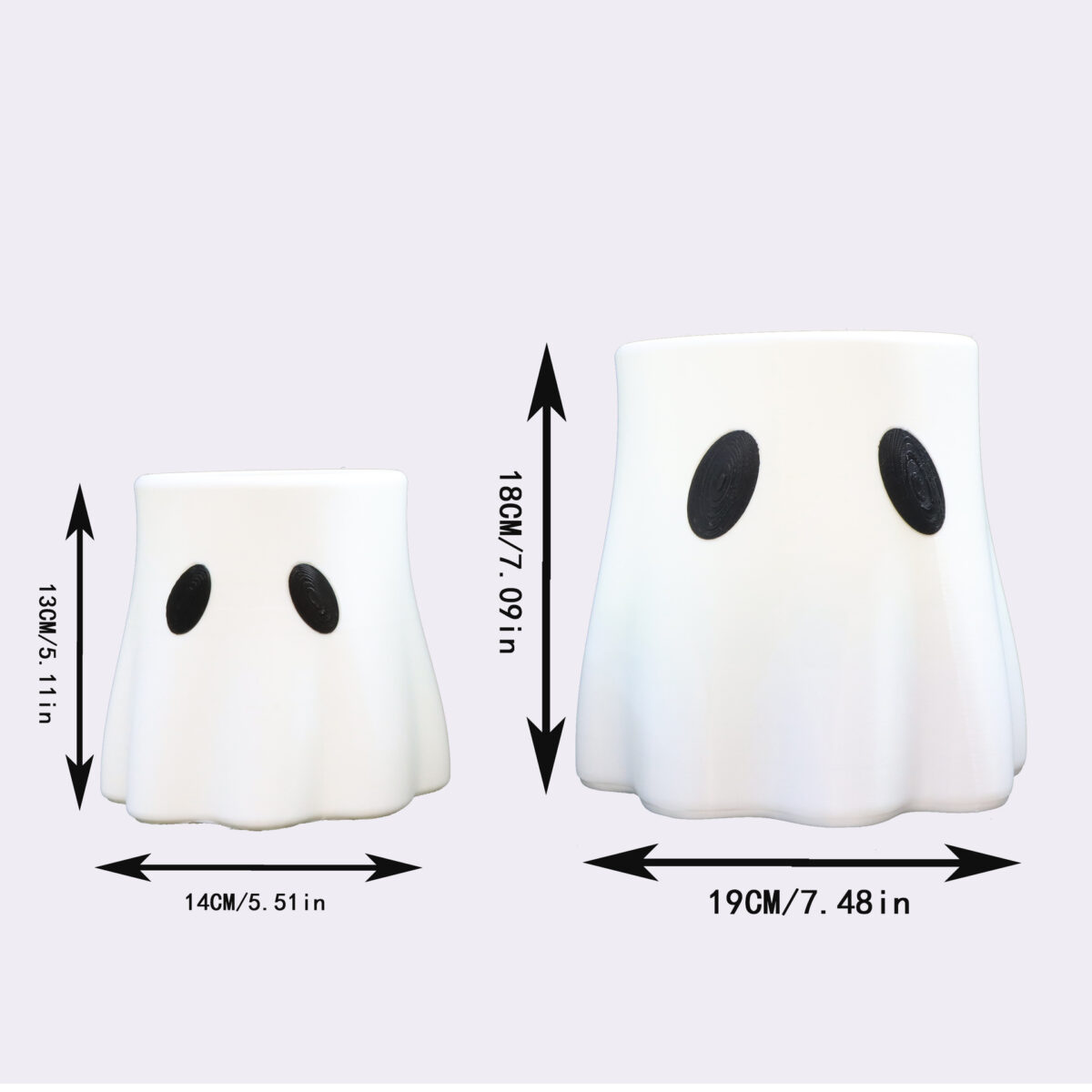 Ghost Bucket Decor Planter
