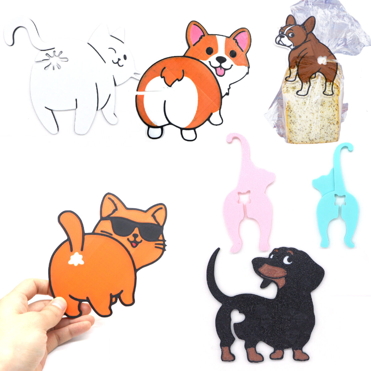 O1CN01cmSyBf1fQy7S4qrsp_!!2216631264002-0-cib Dog Cat Butt Bread Clip