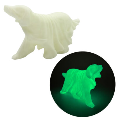 ghost dog statue