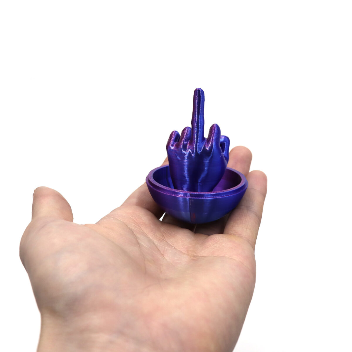 Surprise middle finger eggs