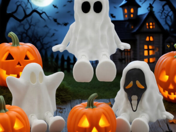 3D Printed Halloween Ghost