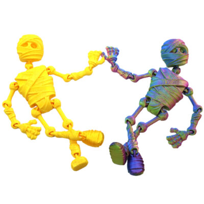 3D Printed Skeleton Skull Man