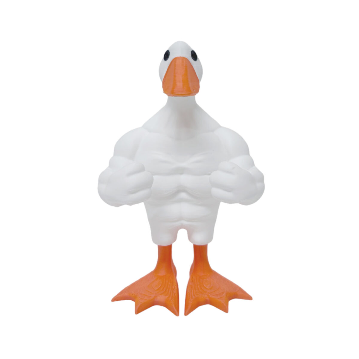 Creative Funny Muscular Duck Magnetic Statue
