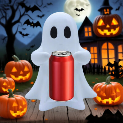 Ghost Drink Holder Halloween Decoration Ornament