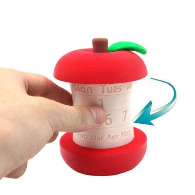 Apple-Shaped Rotating Calendar