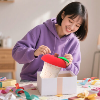 Apple-Shaped Rotating Calendar