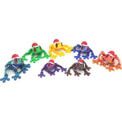 Christmas Magnetic Frog Fridge Magnet