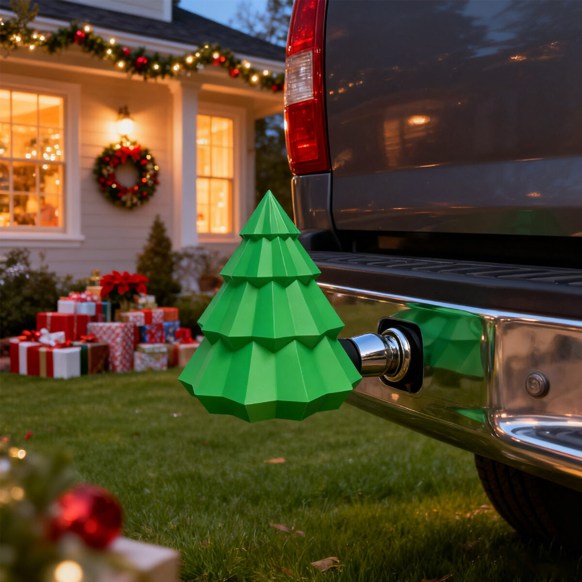 Christmas Tree Tow Hook Cover