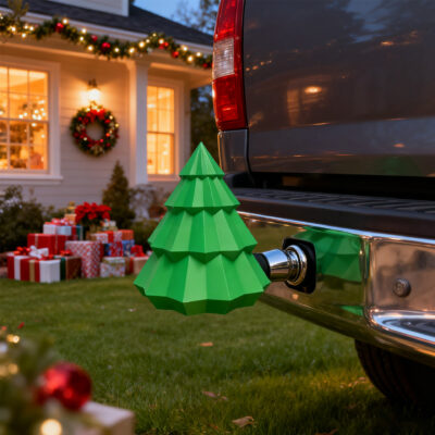 Christmas Tree Tow Hook Cover