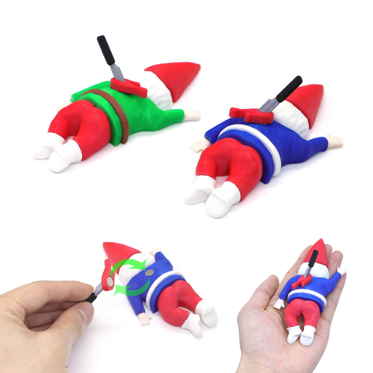 Humorous Santa Claus Ornament