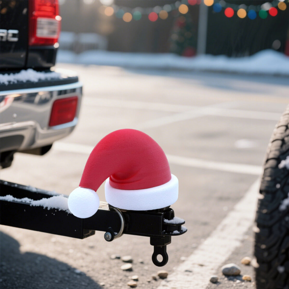 Santa Hat Car Tow Hook Cover