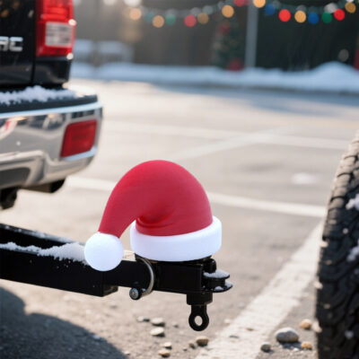 Santa Hat Car Tow Hook Cover