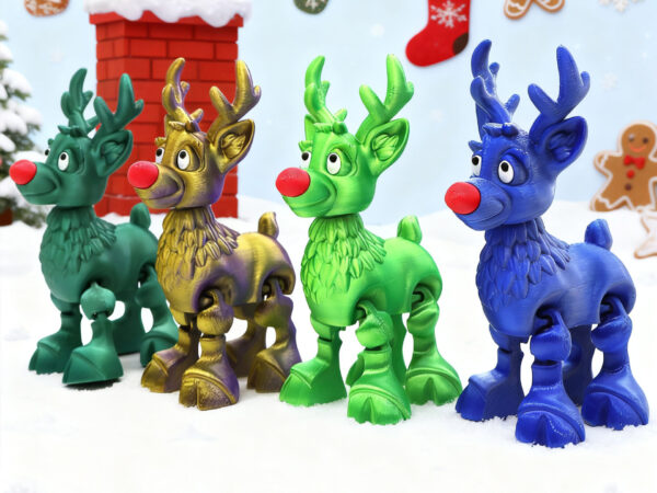 Christmas Reindeer Figurine