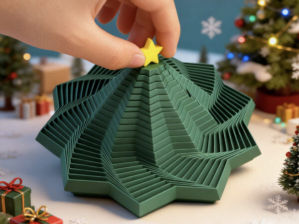 Christmas Star Carrot Tower