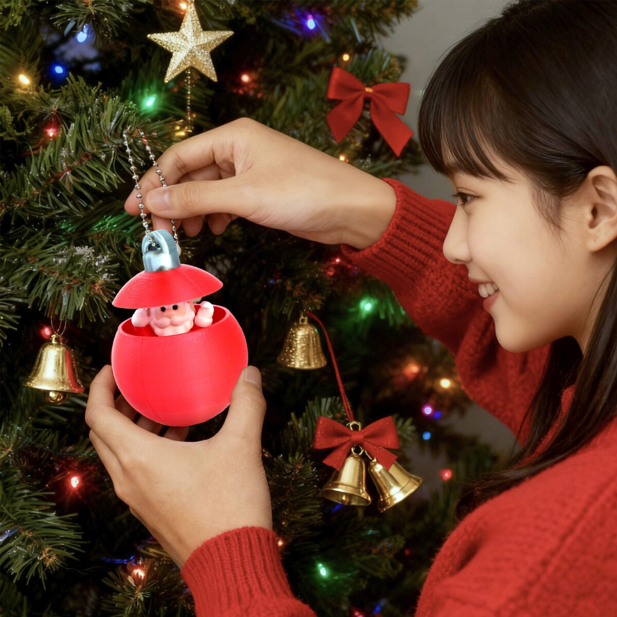 Surprise Christmas Tree Hanging Ball
