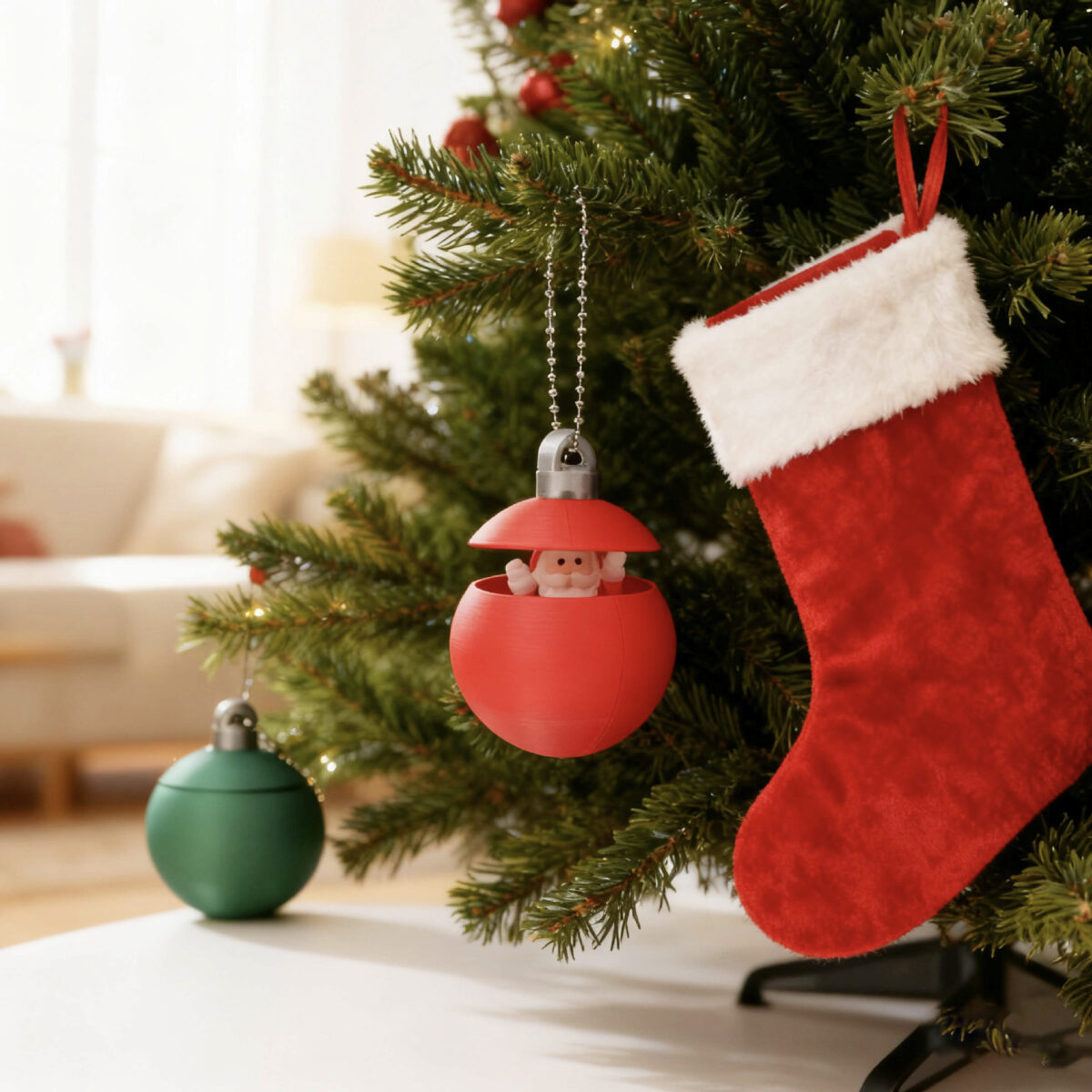 Surprise Christmas Tree Hanging Ball