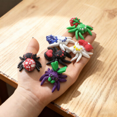 3D Printed Cartoon Spider Ornament