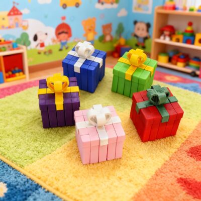 3D Printed Christmas Fidget Gift Box