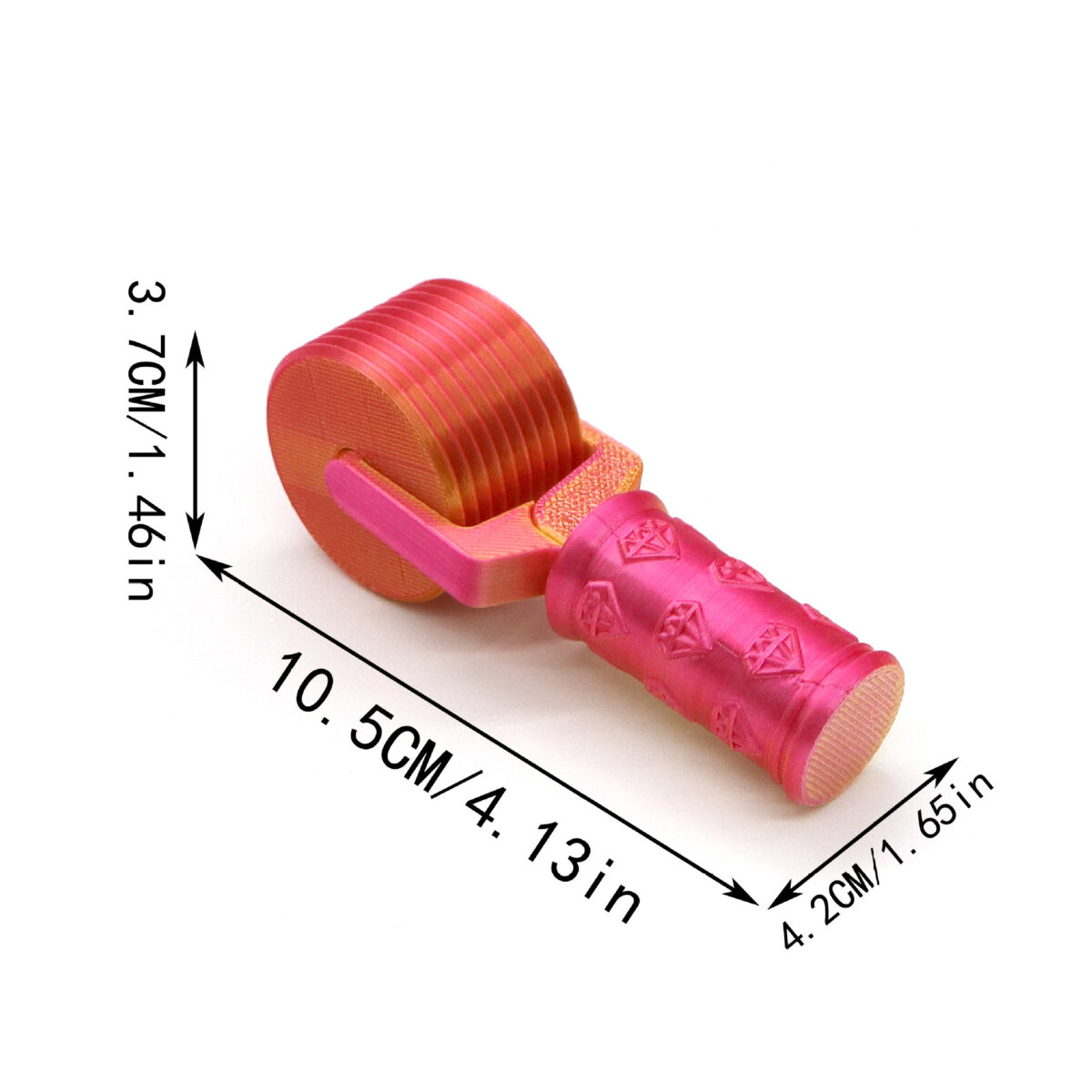 3D Printed Diamond Texture Roller Tool