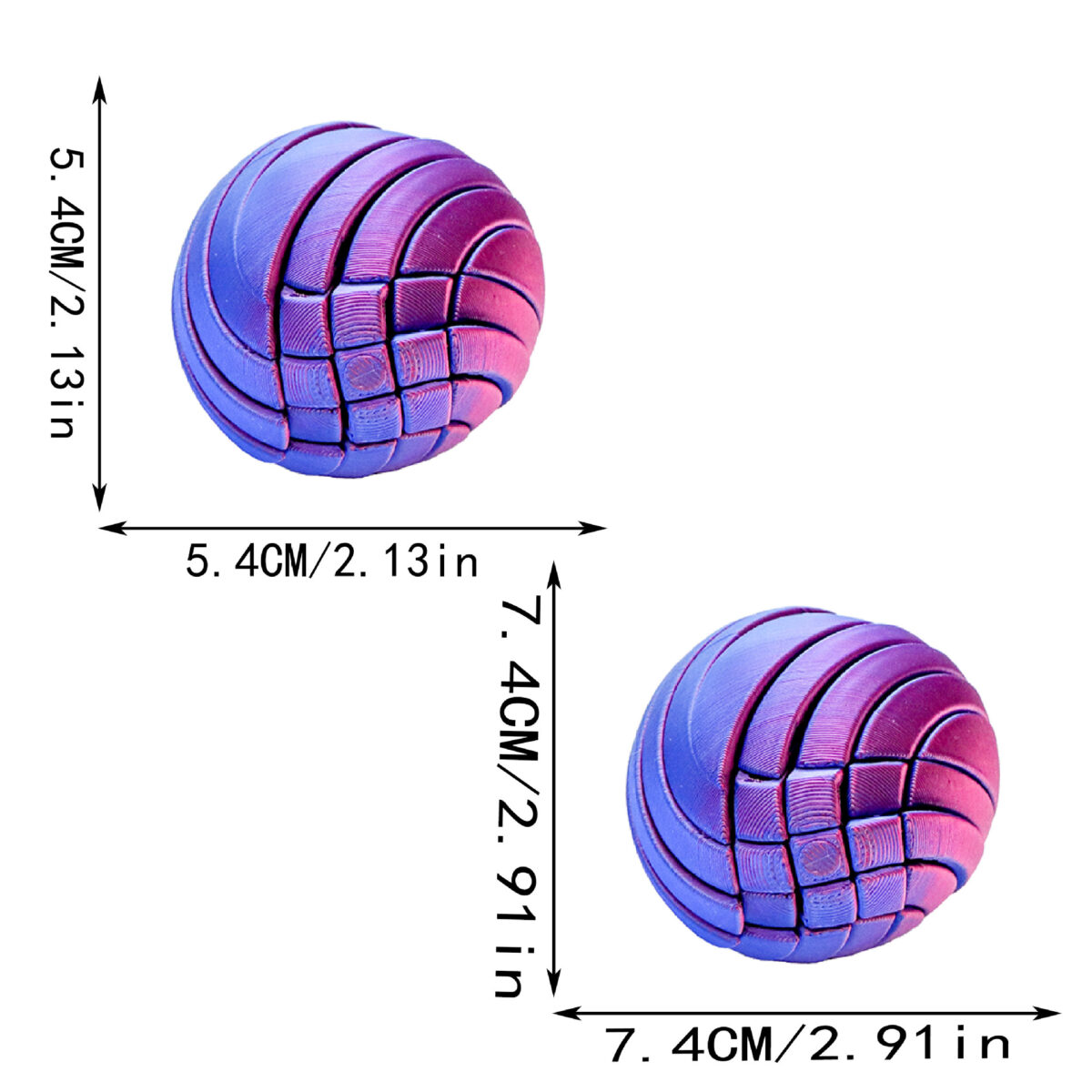 3D Printed Transforming Stress Ball Toy
