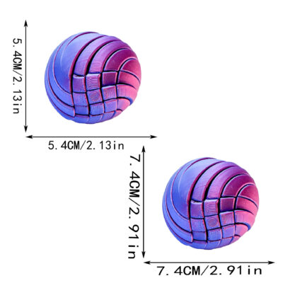 3D Printed Transforming Stress Ball Toy