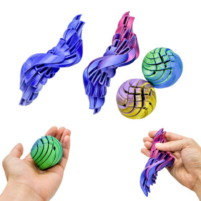 3D Printed Transforming Stress Ball Toy