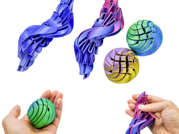 3D Printed Transforming Stress Ball Toy
