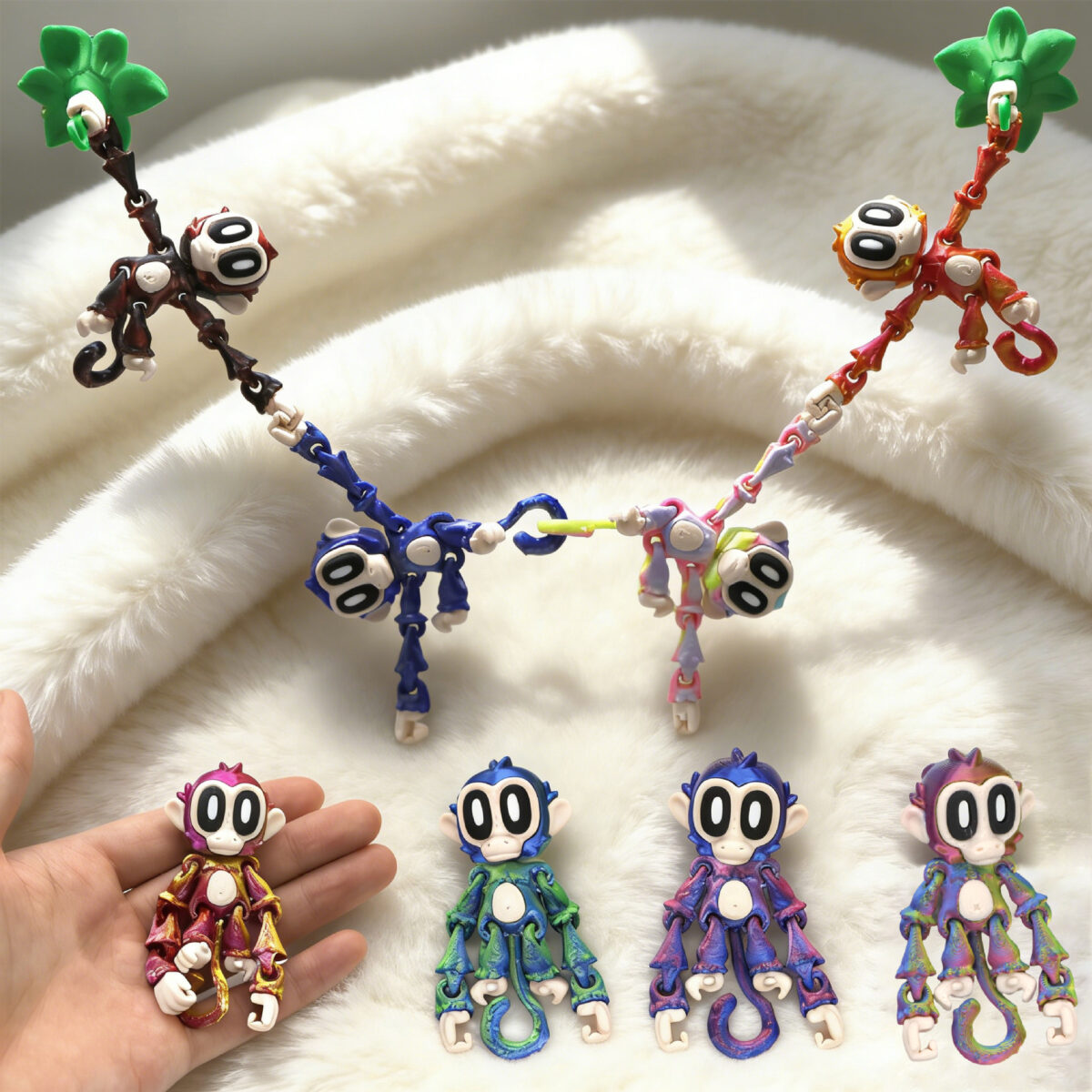 3D Printed Hinge Monkey