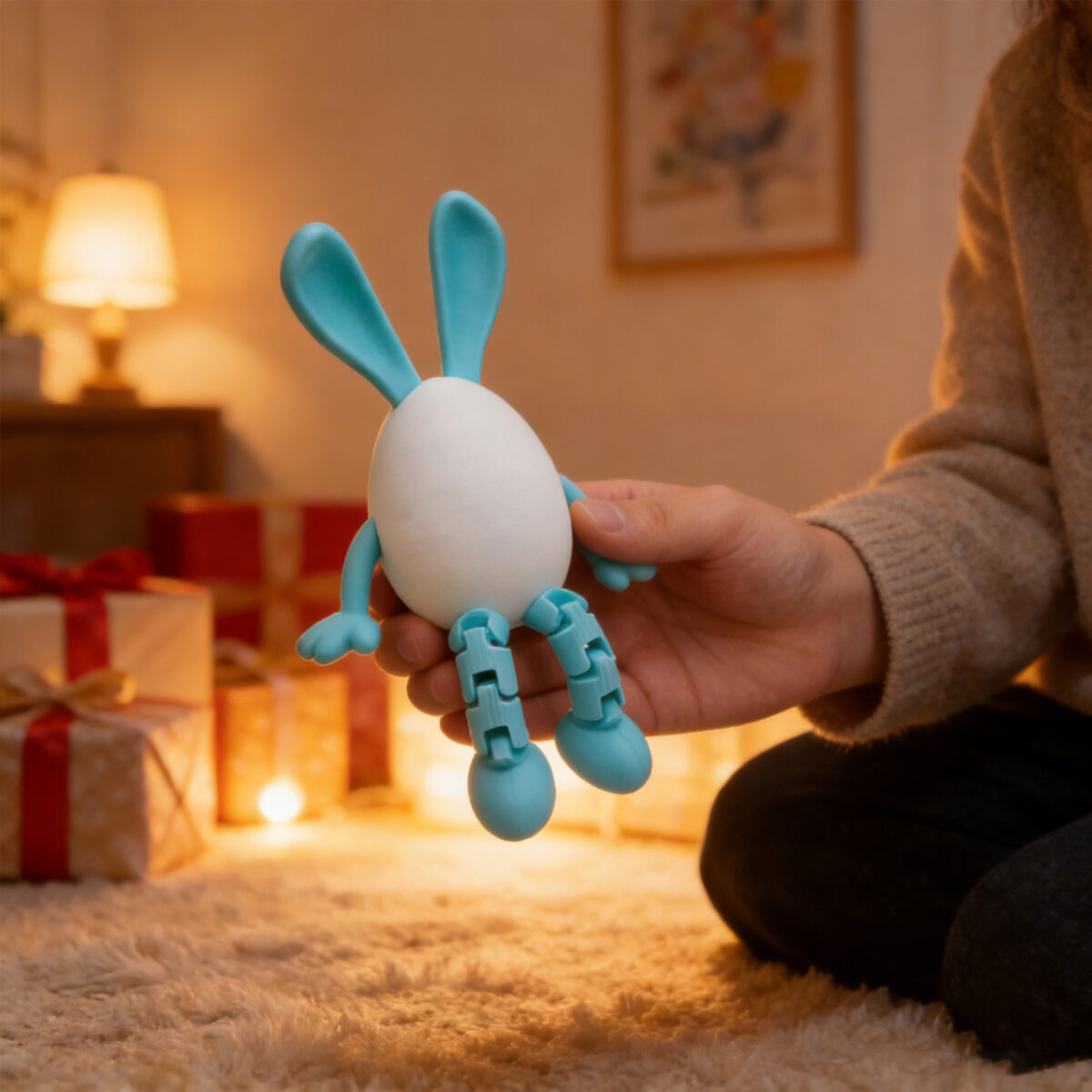 3D Printed Easter Bunny Egg
