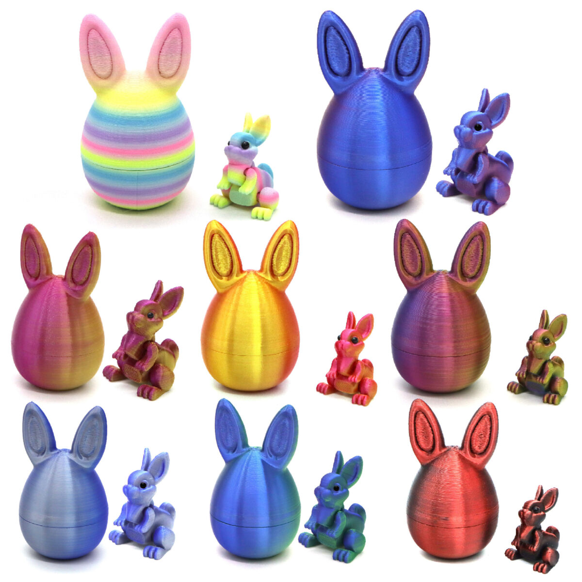 3D Printed Bunny Egg