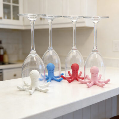 3D Printed Octopus Cup Drying Rack
