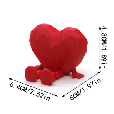 3D Printed Valentine's Heart Jointed Figurine