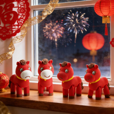 3D Printed Year of the Horse Mascot1 3D Printed Year of the Horse Mascot