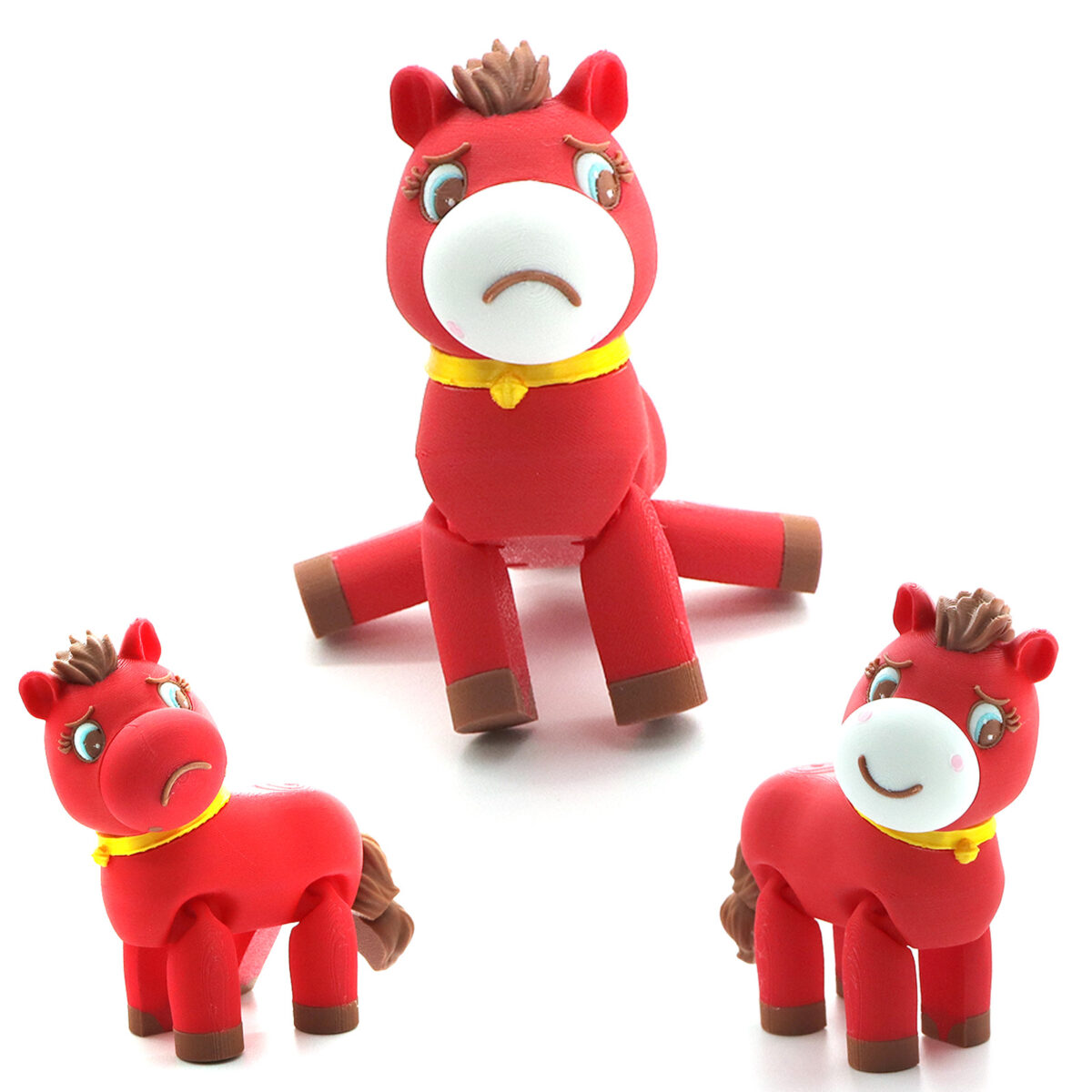 3D Printed Year of the Horse Mascot4 3D Printed Year of the Horse Mascot