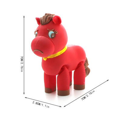 3D Printed Year of the Horse Mascot7 3D Printed Year of the Horse Mascot