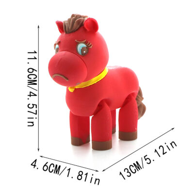 3D Printed Year of the Horse Mascot8 3D Printed Year of the Horse Mascot
