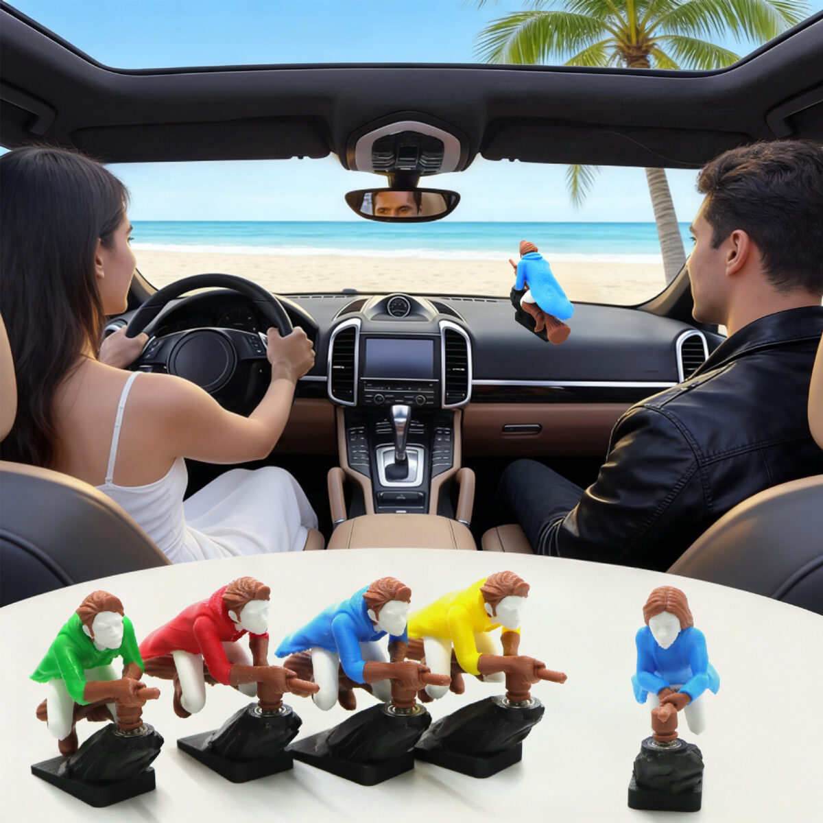 Broomstick Dashboard Drift Ornaments