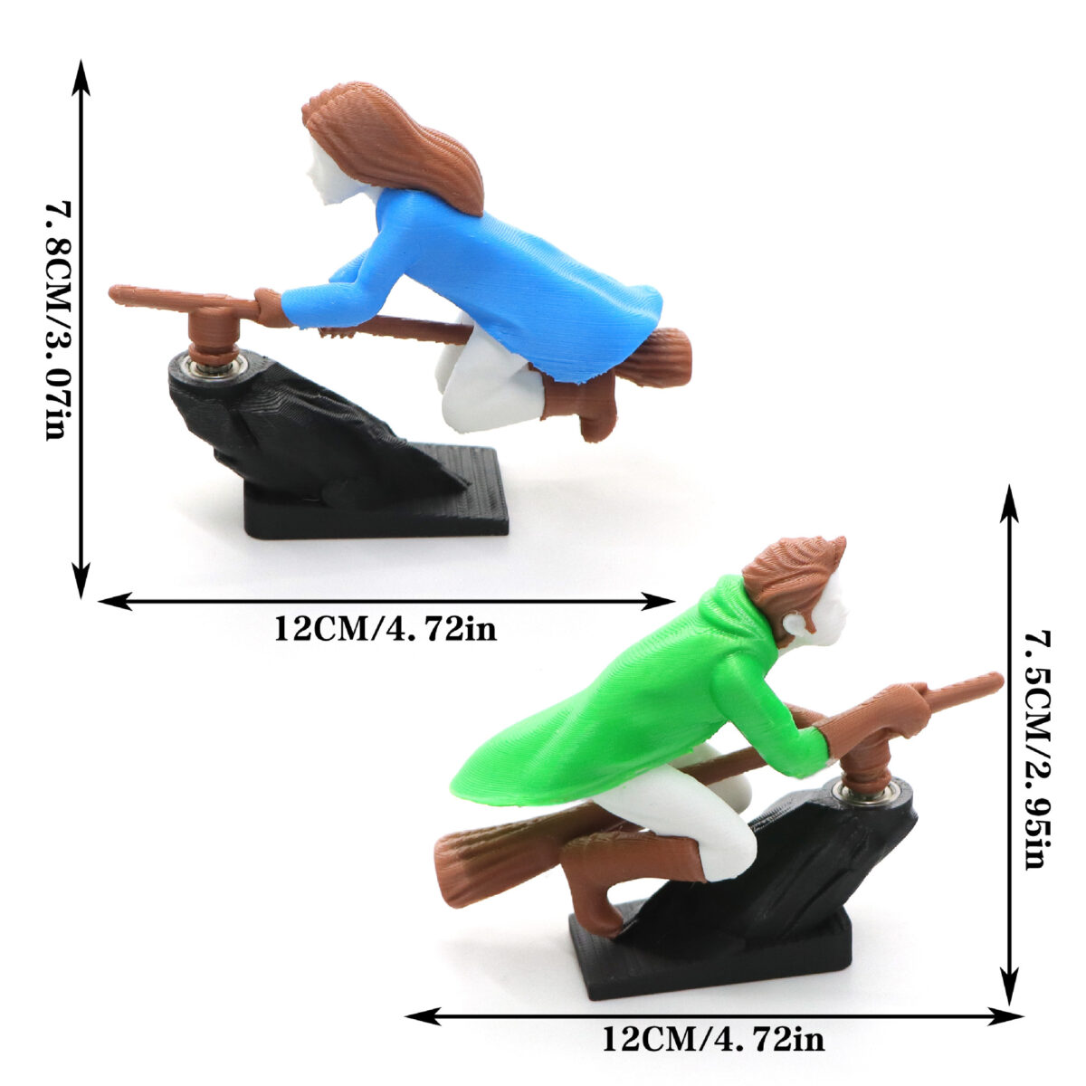 Broomstick Dashboard Drift Ornaments