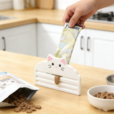 Cat Food Pouch Scraper