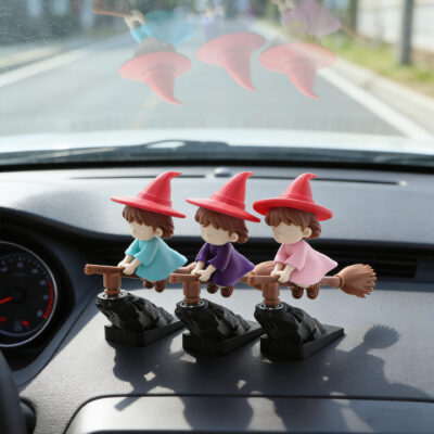 Fun Drift Turn Wizard Broomstick Decor