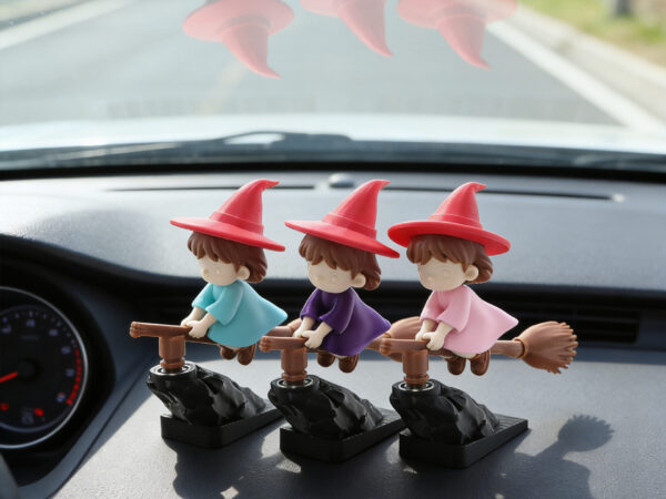 Fun Drift Turn Wizard Broomstick Decor