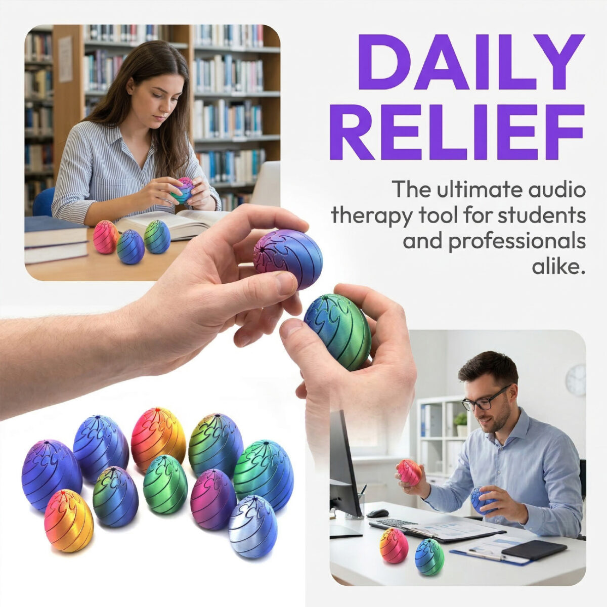 3D Twisty Fidget Egg1 3D Twisty Fidget Egg