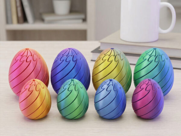 3D Twisty Fidget Egg