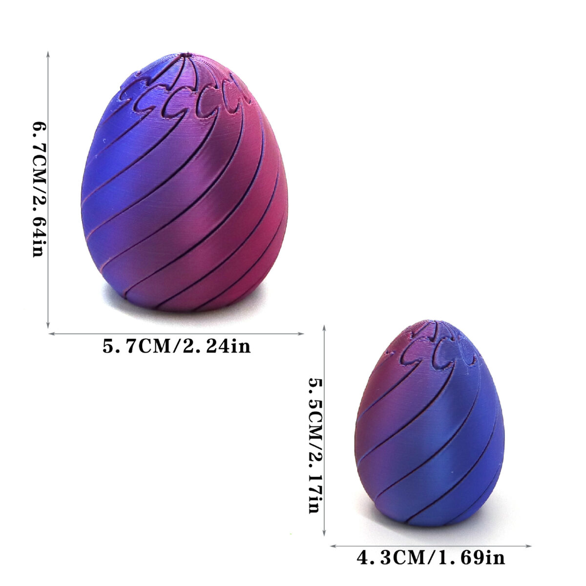 3D Twisty Fidget Egg9 3D Twisty Fidget Egg