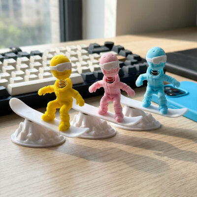 Inertia Skiing Man Car Dashboard Ornament