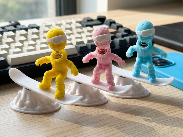 Inertia Skiing Man Car Dashboard Ornament