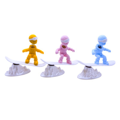 Inertia Skiing Man Car Dashboard Ornament